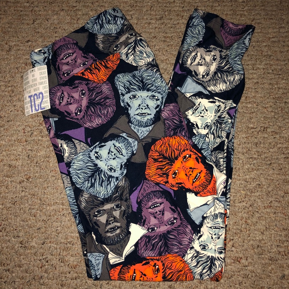LulaRoe the wolf man leggings